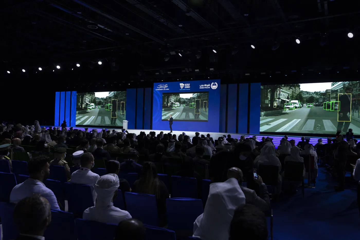 Keynote op een politietop in Dubai